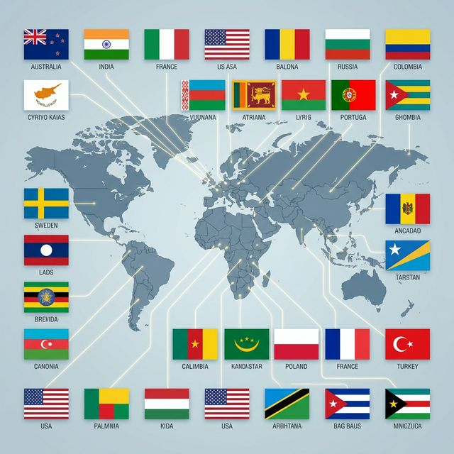 Geography Facts: Countries and Their Flags